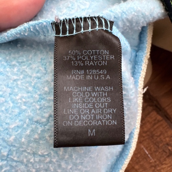 Aviator Nation Blue Rainbow Full Zip Jacket Sweatshirt Hoodie Unisex Size M - Picture 9 of 10